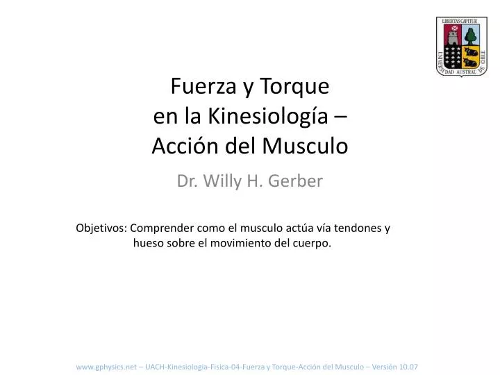 fuerza y torque en la kinesiolog a acci n del musculo