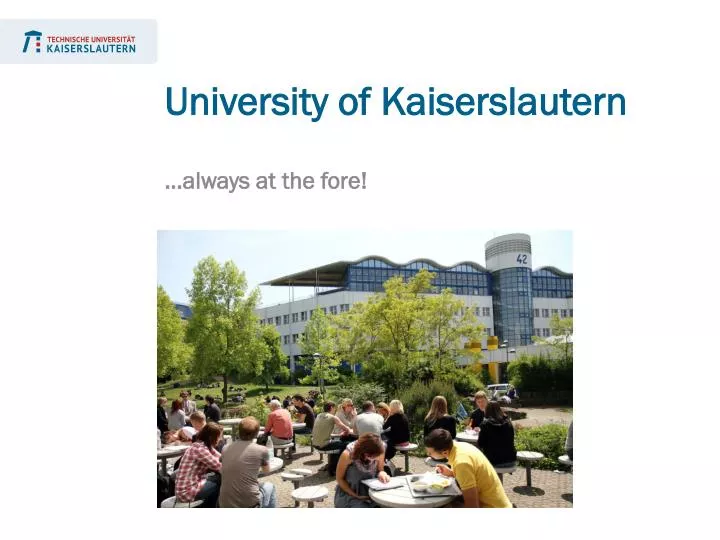 university of kaiserslautern