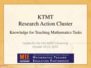 KTMT Research Action Cluster