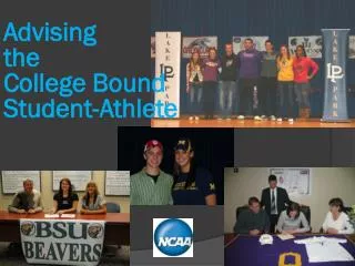 Advising the College Bound Student-Athlete