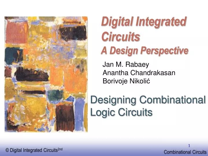 digital integrated circuits a design perspective