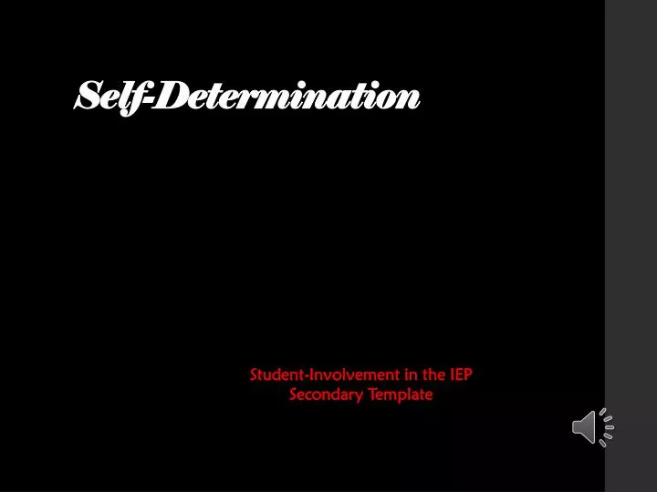 self determination