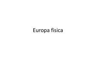 europa fisica