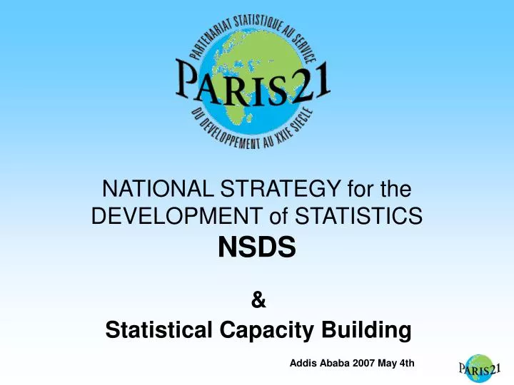national strategy for the development of statistics nsds