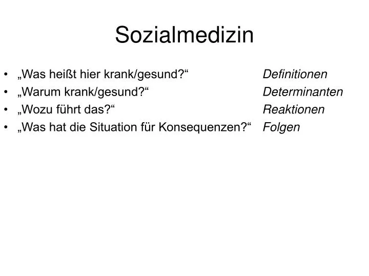 sozialmedizin