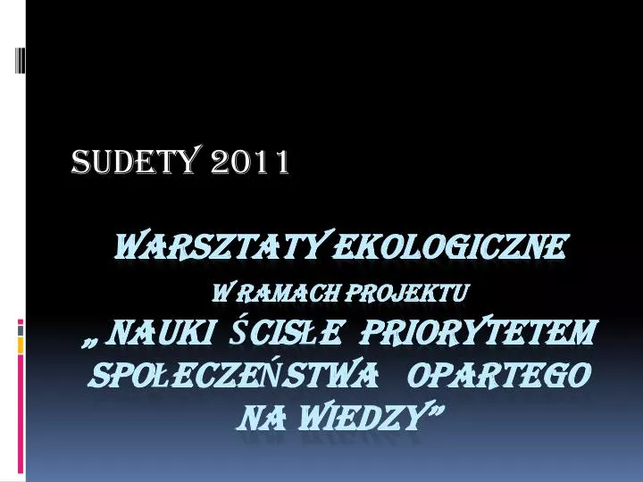 sudety 2011