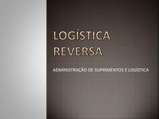 log stica reversa