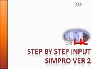 step by step input simpro ver 2