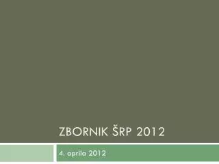 zbornik rp 2012