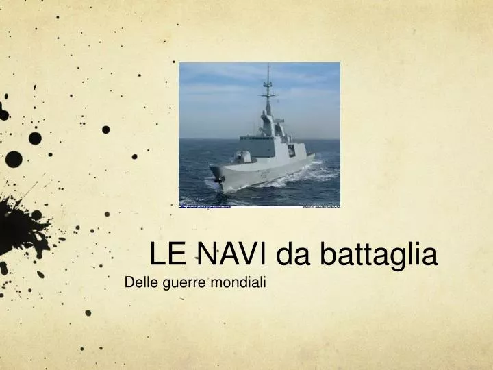 le navi da battaglia