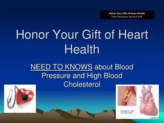 Honor Your Gift of Heart Health