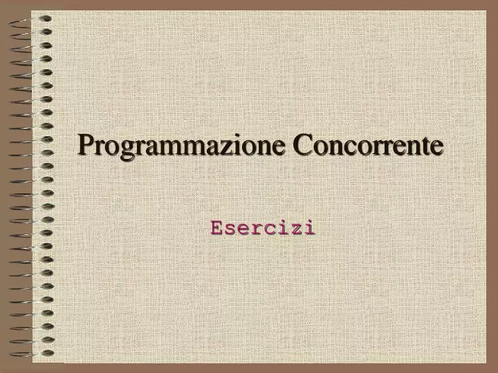 programmazione concorrente