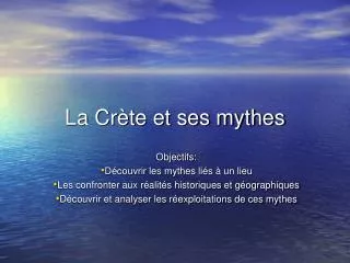 la cr te et ses mythes