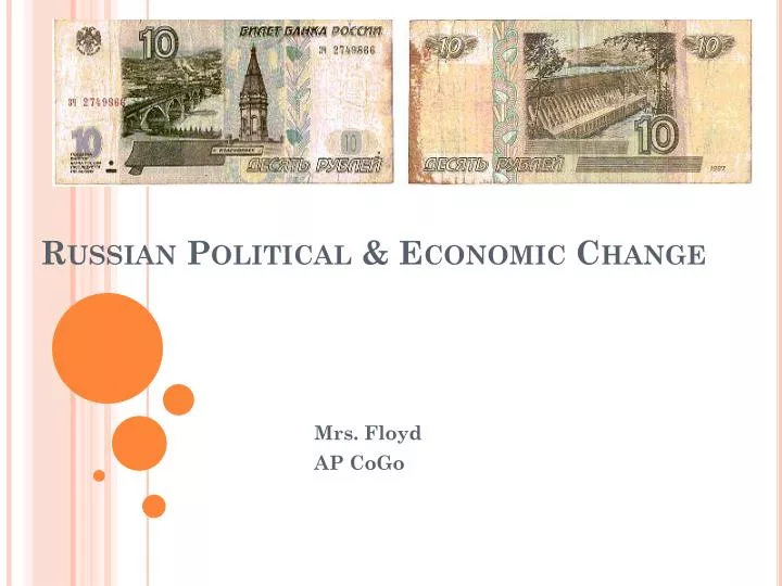russian political economic change