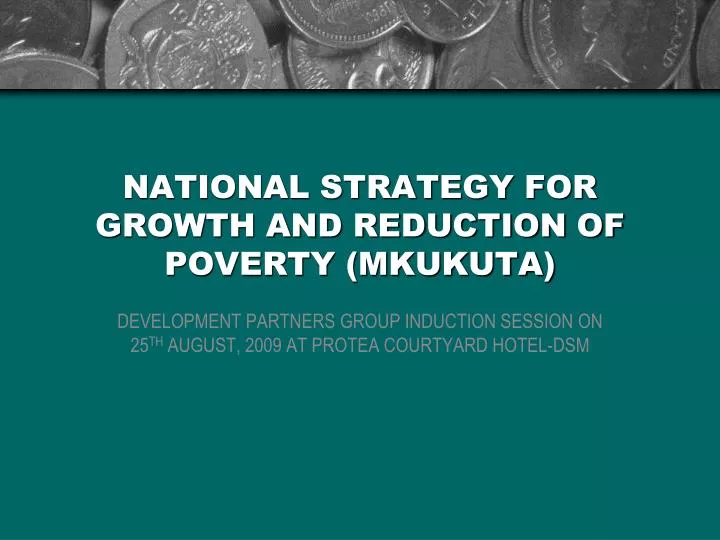 national strategy for growth and reduction of poverty mkukuta