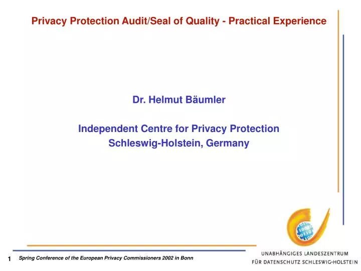 privacy protection audit seal of quality practical experience