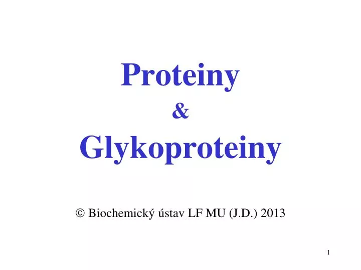 proteiny g lykoproteiny