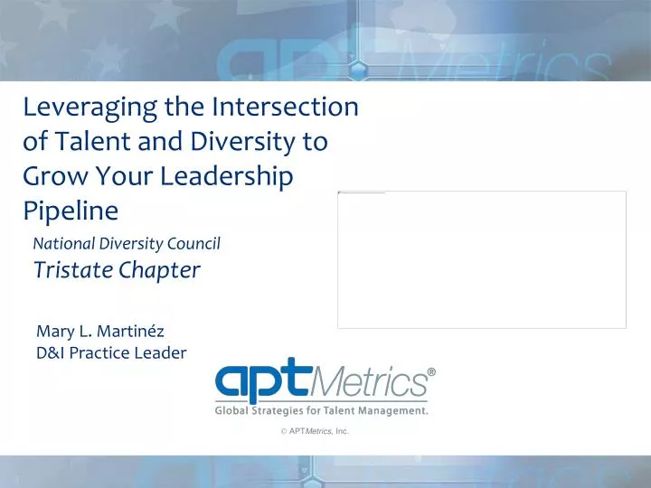 leveraging the intersection of talent and diversity to grow your leadership pipeline