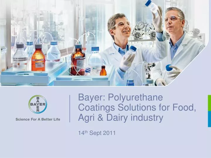 bayer polyurethane coatings solutions for food agri dairy industry