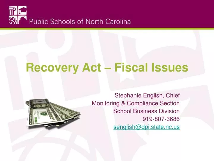 recovery act fiscal issues