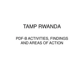 TAMP RWANDA