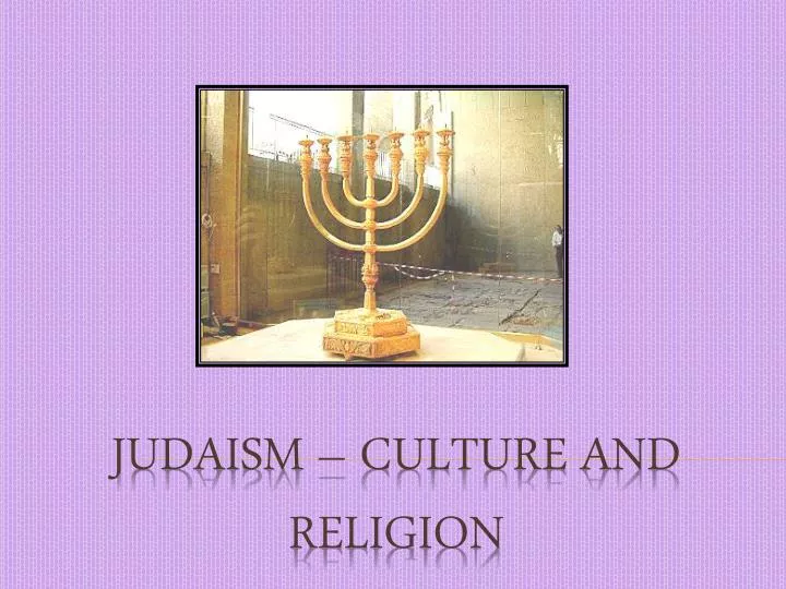judaism culture and religion