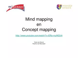 mind mapping en concept mapping