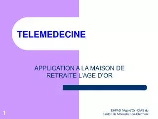 telemedecine