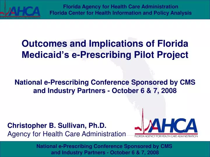 outcomes and implications of florida medicaid s e prescribing pilot project