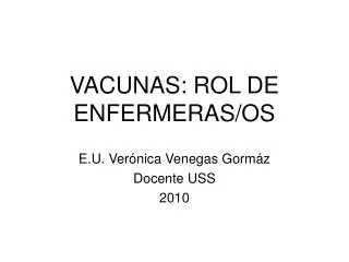 vacunas rol de enfermeras os