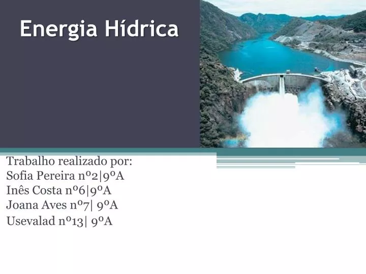 energia h drica