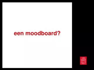 een moodboard