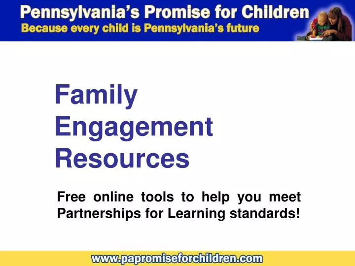 family engagement resources