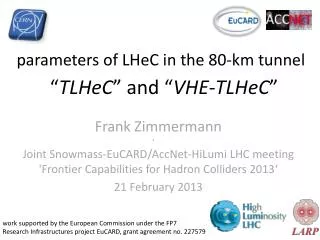 parameters of LHeC in the 80-km tunnel