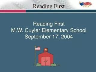reading first