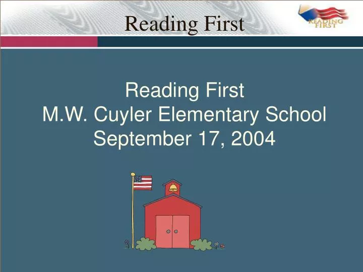 reading first