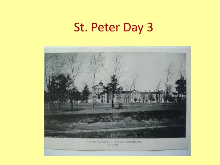 st peter day 3