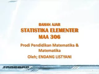 bahan ajar statistika elementer maa 306
