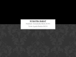 sumatra barat