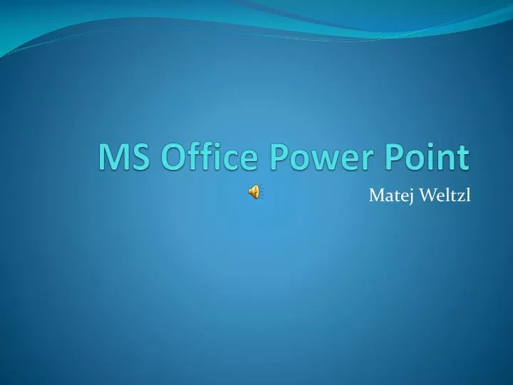 ms office power point