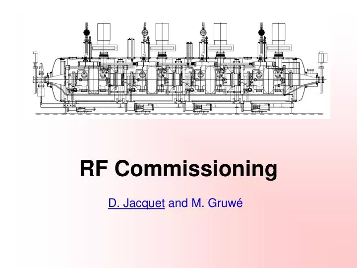 rf commissioning