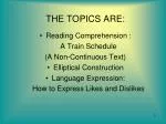 Efficient Train Schedule and Elliptical Construction Guide - slide 1