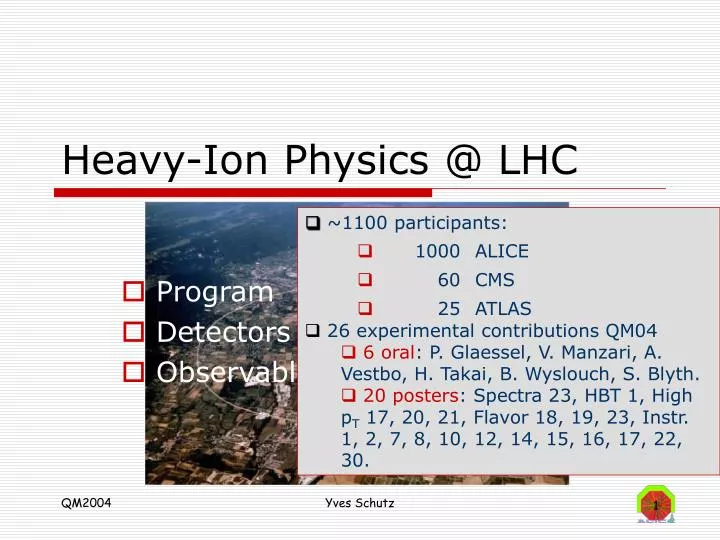 heavy ion physics @ lhc