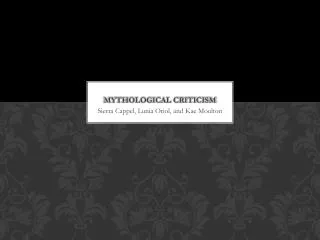 Mythological criticism