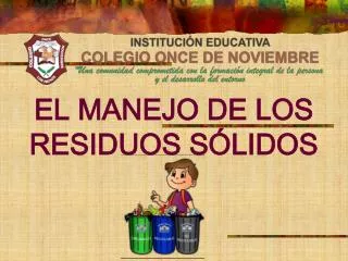 el manejo de los residuos s lidos