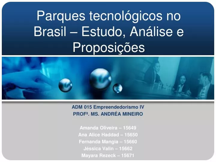 parques tecnol gicos no brasil estudo an lise e proposi es