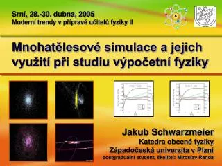 mnohat lesov simulace a jejich vyu it p i studiu v po etn fyziky