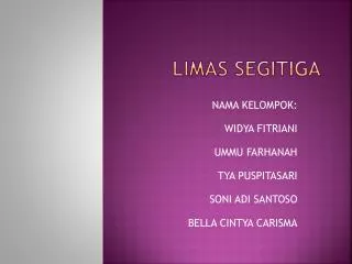 limas segitiga