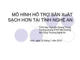 m h nh h tr s n xu t s ch h n t i t nh ngh an