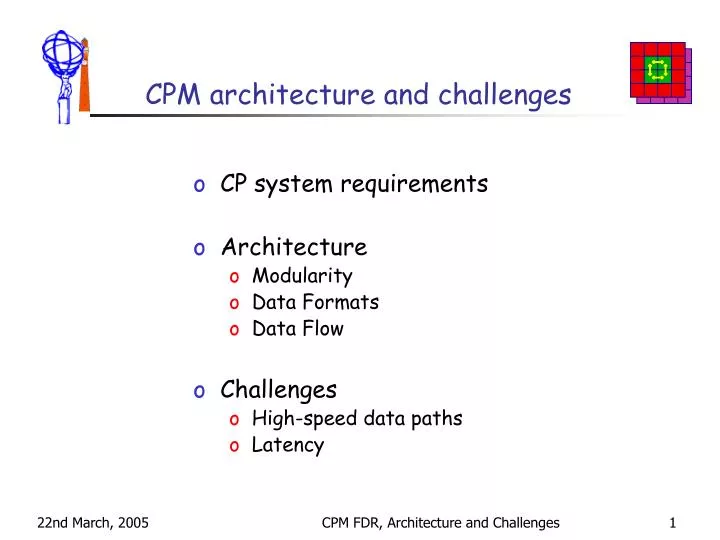 cpm architecture and challenges